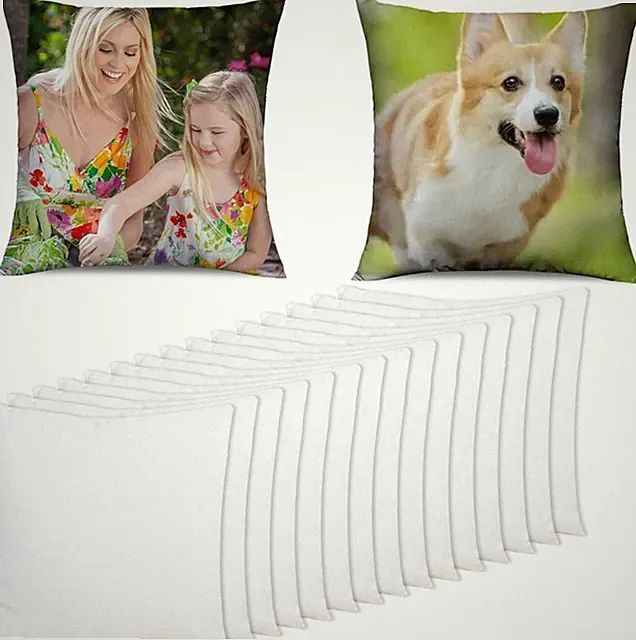 15 Pcs Sublimation Blanks Pillow Cases 16"X 16" White Cushion Covers Pillow Cove