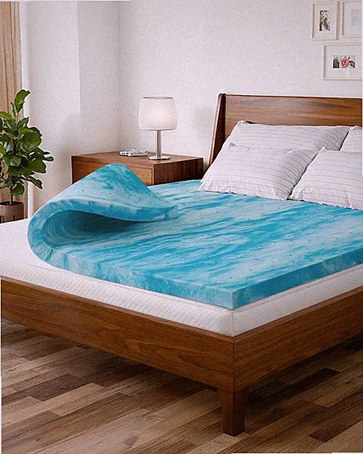 "2-Inch King Memory Foam Mattress Topper - Breathable Gel for Comfort & Relief"