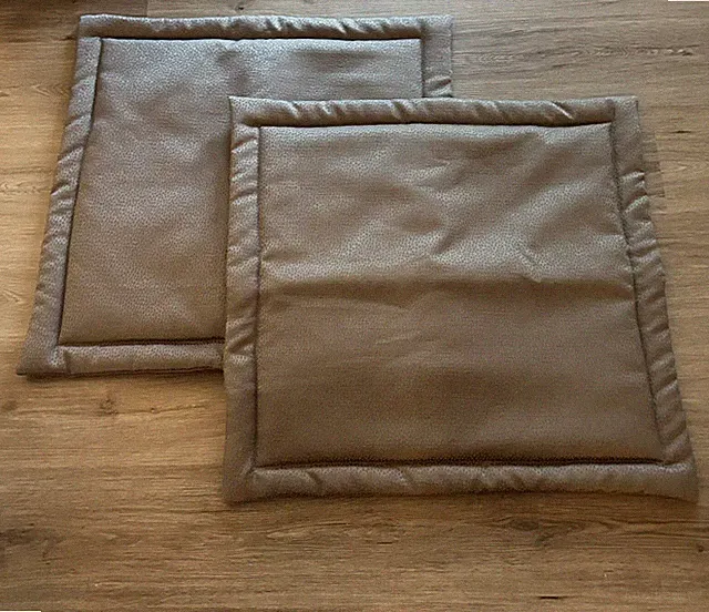 24x25” CUSTOM Made Chocolate Zipper Pillow Shams