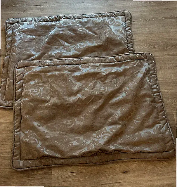 32x24” CUSTOM Made Chocolate Zipper Pillow Shams
