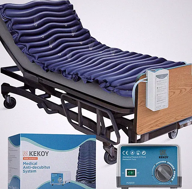 Alternating Air Pressure Mattress Pad for Bed Sore Prevention, 75"x36