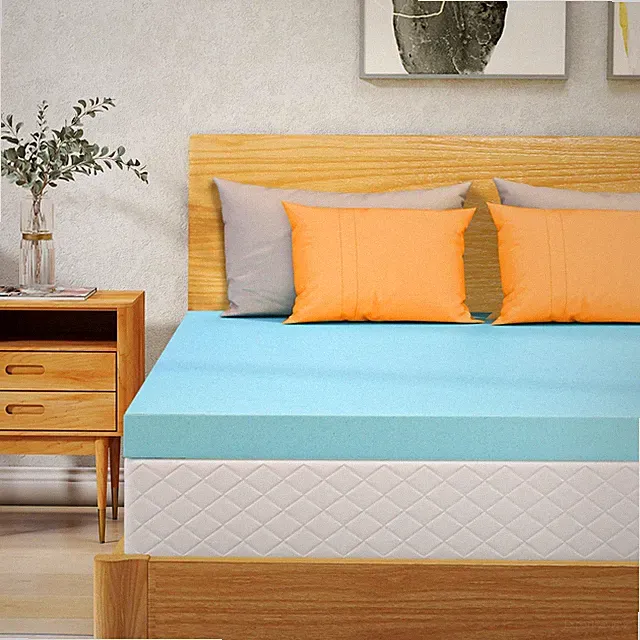 California King Mattress Topper 4 Inch Cooling Memory Foam, CertiPUR-Certifie...