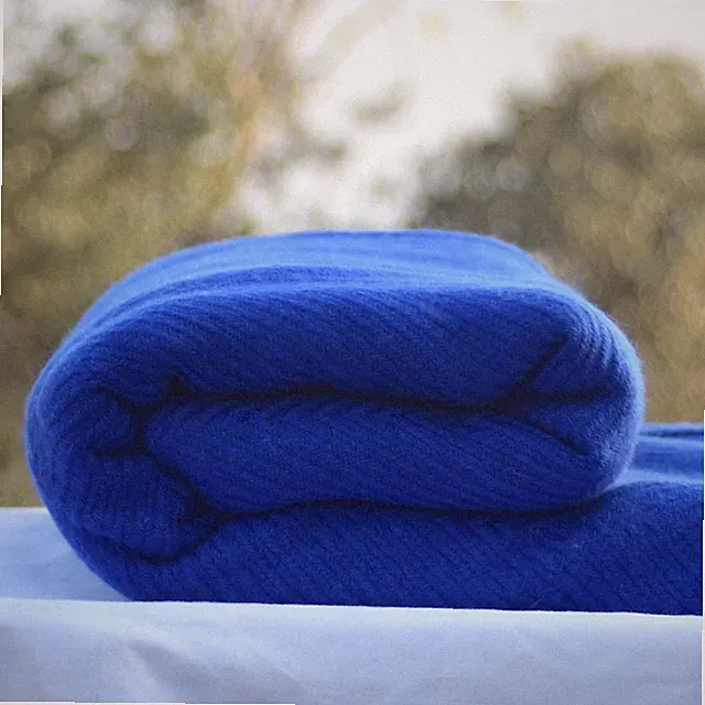 Cashmere Blanket 'Tila' - Handcrafted From Nepal, Customizable, Snuggle Blanket