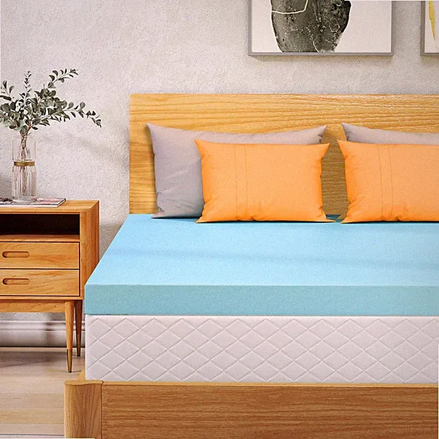 Cooling Gel Memory Foam California King Mattress Topper for Back Pain Relief