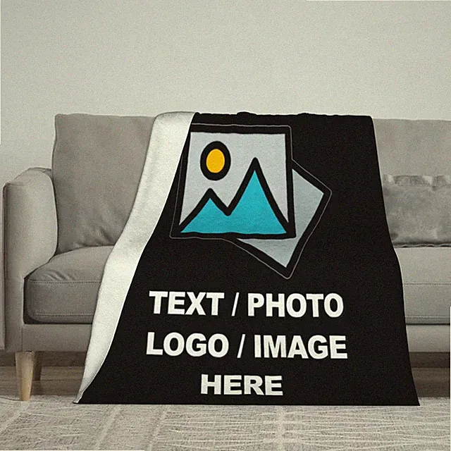 Customizable 290g Flannel Blanket Light weight Soft Blanket US