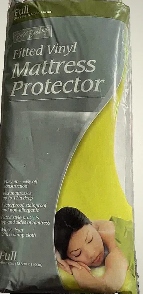Full Size Bedding Fitted Vinyl Mattress Protector