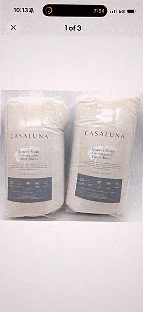 *NEW SET OF 2* Customizable Bed Pillow -Casaluna