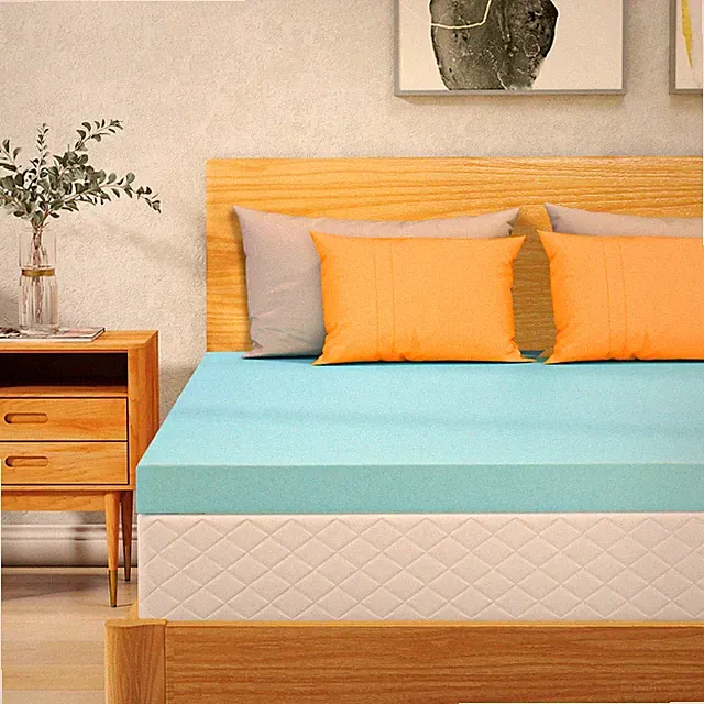 Queen Mattress Topper 3 Inch Cooling Gel Memory Foam, CertiPURUS Certified To...