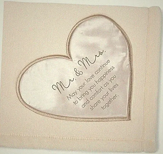 The Comfort Blanket 19527 Soft Blanket Mr & Mrs Thick Warm Royal Plush